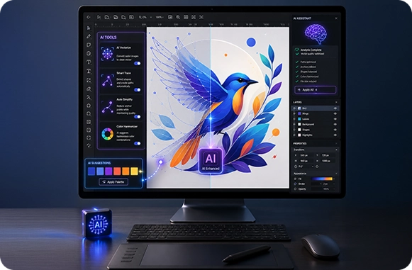 AI-Assisted Vector Graphics Editing Services