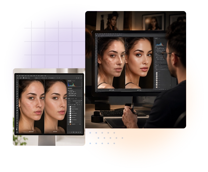 AI-Augmented Airbrushing Services Delivered with Expert Oversight
