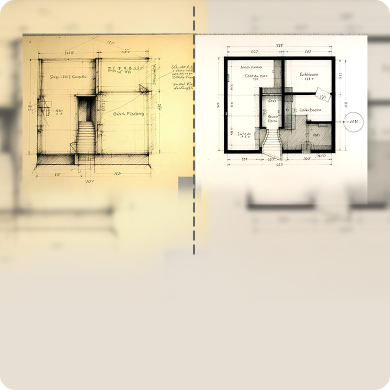 Sketch to Floor Plan Digitization
