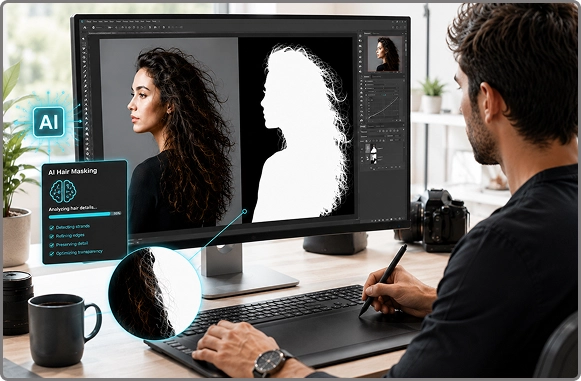 AI-Assisted Hair Masking Services