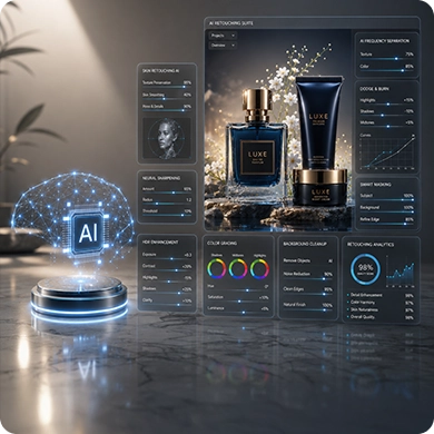 Commercial Photo Retouching for Advertising Projects