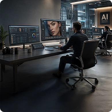 High-Volume Portrait Retouching for Studio Production