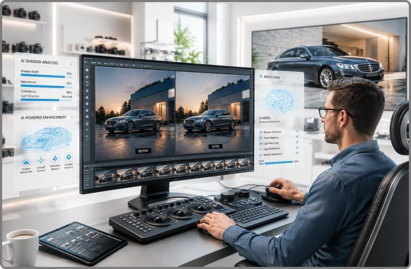 AI-Augmented Natural Shadow Editing Services