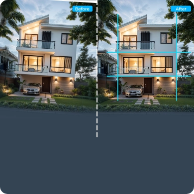 Vertical and Horizontal Line Alignment