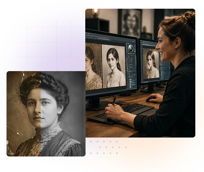 Antique Photo Restoration Servicess