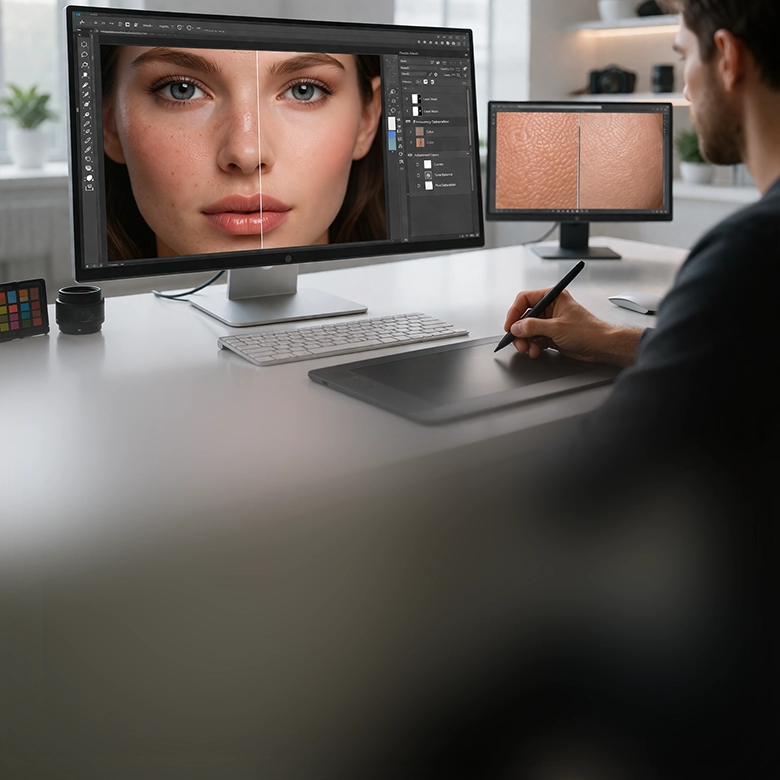 Skin Smoothing and Texture Refinement